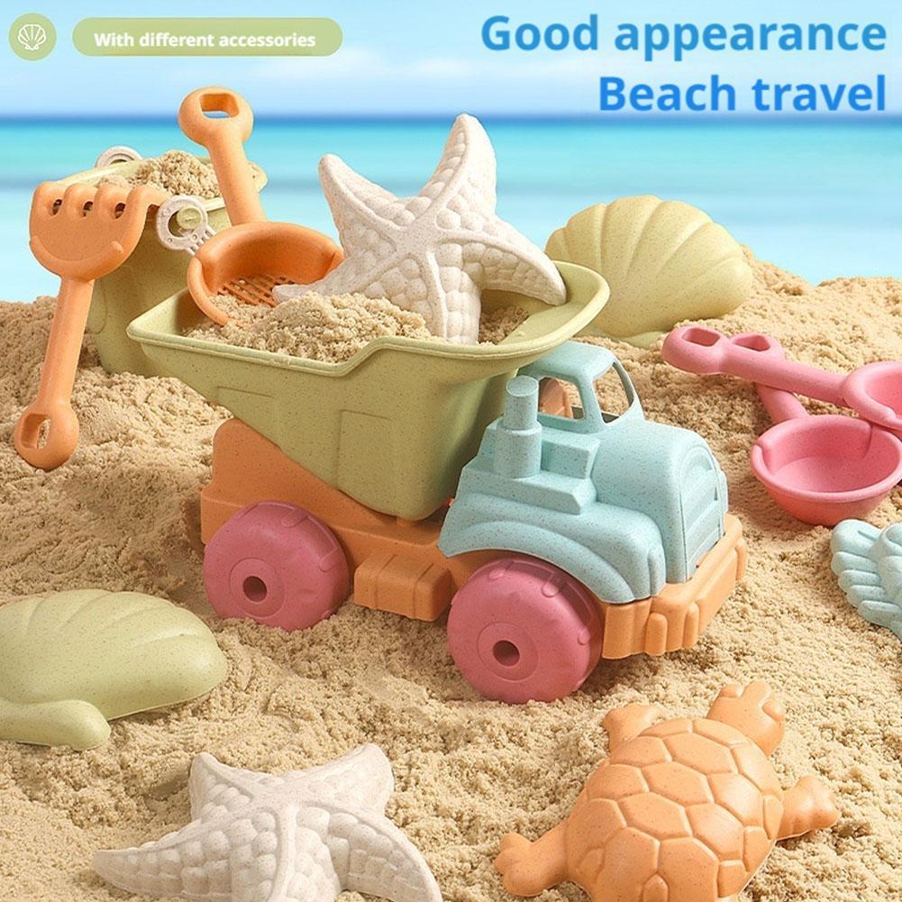 Kinetic Sand Mold - مجموعة ألعاب شاطئية للأطفال، تتضمن دراجة