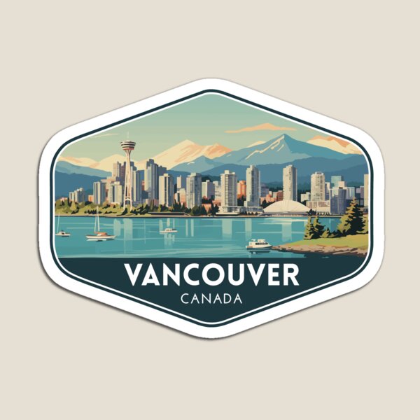 Kids Toys Vancouver - فانكوفر كندا السفر الفن المغناطيس ملصقات