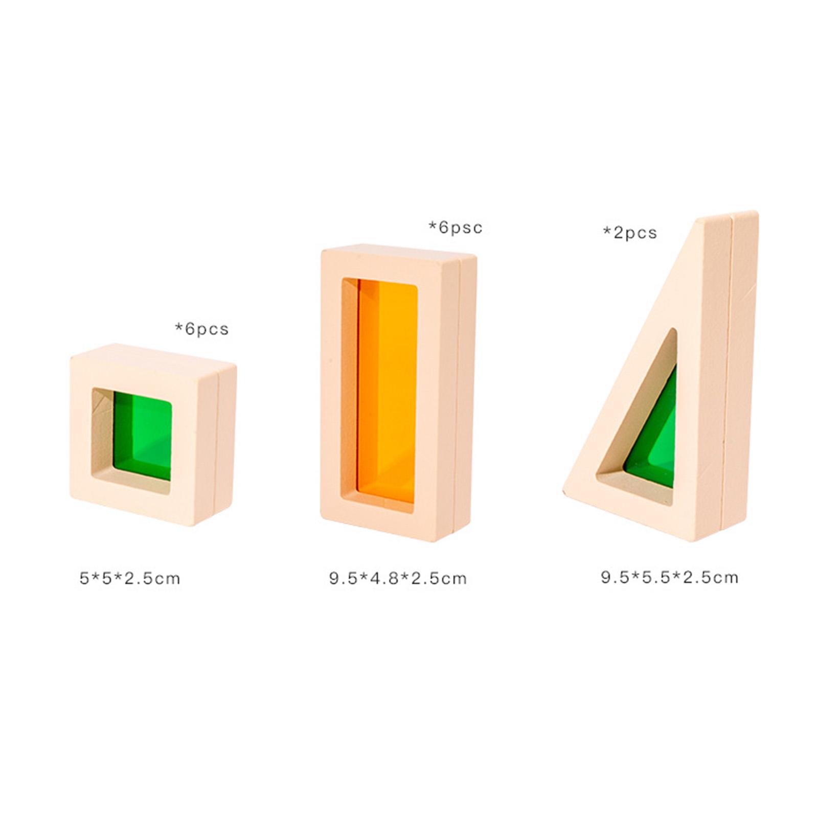 Wooden Blocks Stacking - 25 قطعة من مكعبات البناء التعليمية