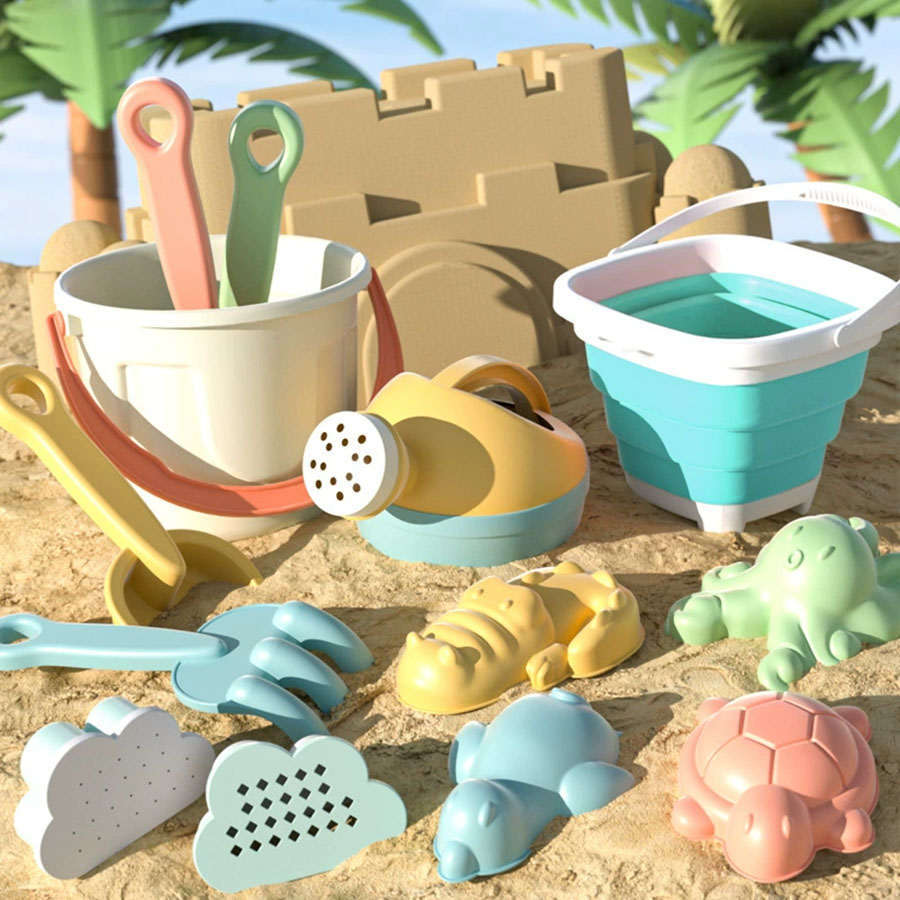 Kinetic Sand Mold - ألعاب رمل الشاطئ - مجموعات ألوان