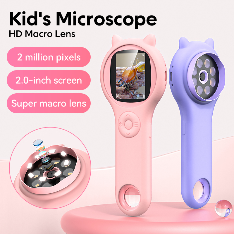 Kids Toys Under 200 - مجهر بصري للأطفال 200 ميجابكسل مع