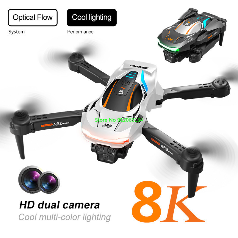 8K التصوير الجوي تحديد المواقع - مراجعة Kids Toys Drone وسعره
