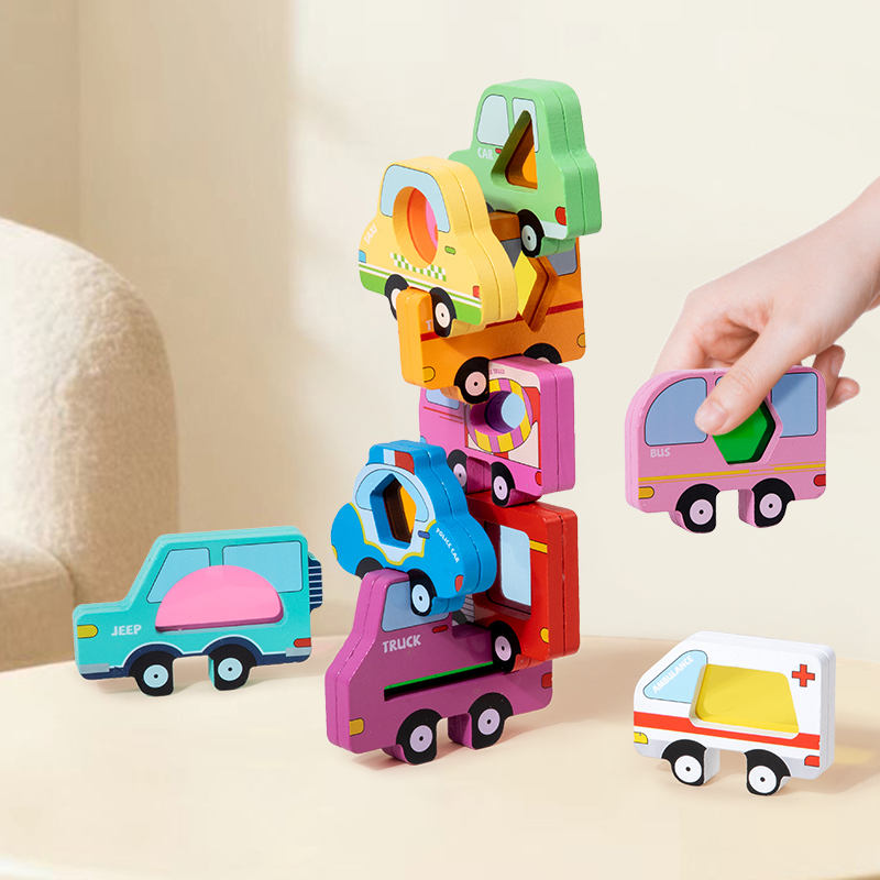 لعبة تكديس مكعبات خشبية على شك - مراجعة Wooden Blocks Stacking وسعره
