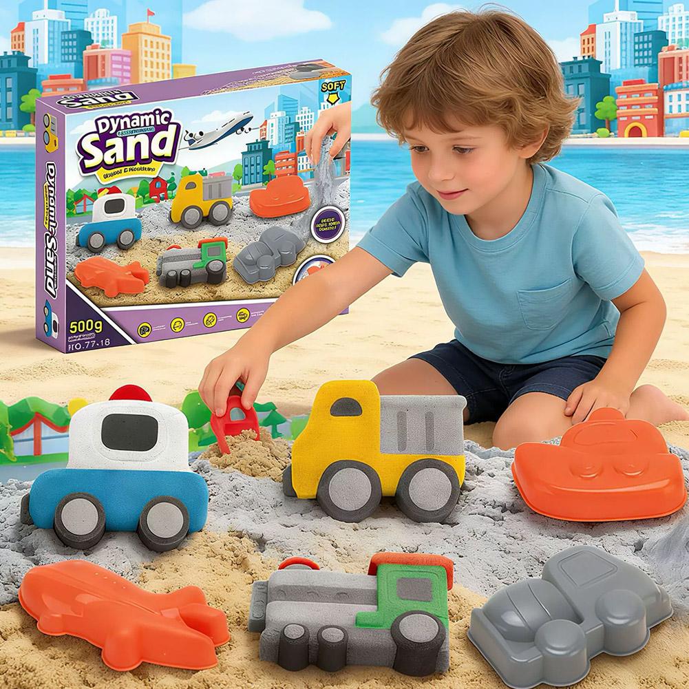 مجموعة رمل سحري كاملة للأطفال  - مراجعة Kinetic Sand Mold وسعره