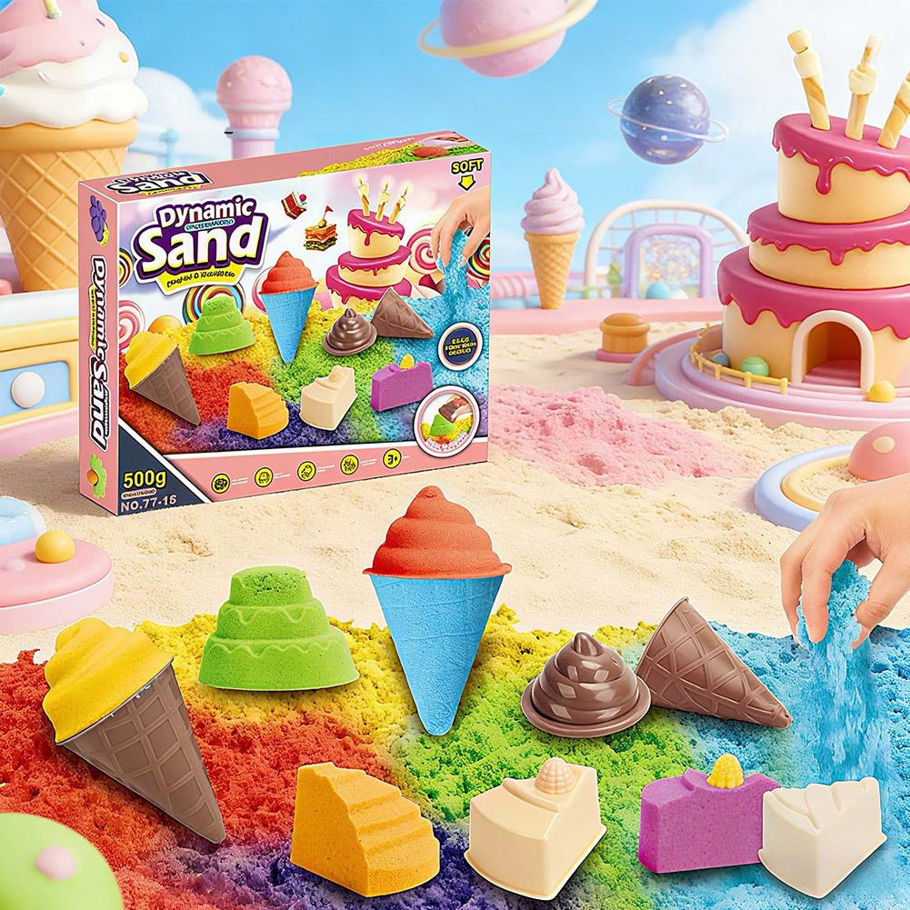 مجموعة رمل سحري كاملة للأطفال  - مراجعة Kinetic Sand Mold وسعره