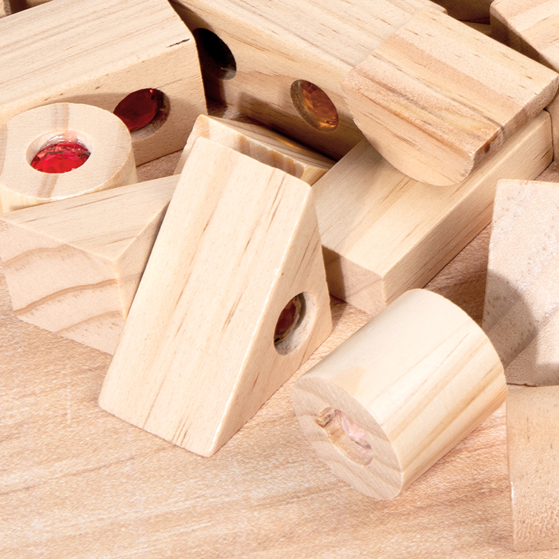 لتقوم بها بنفسك كتل لعبة أكريل - مراجعة Wooden Blocks Stacking وسعره