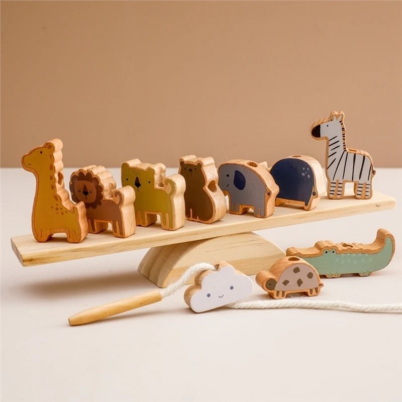 ABUM-مكعبات توازن تعليمية-لعبة - مراجعة Wooden Blocks Stacking وسعره