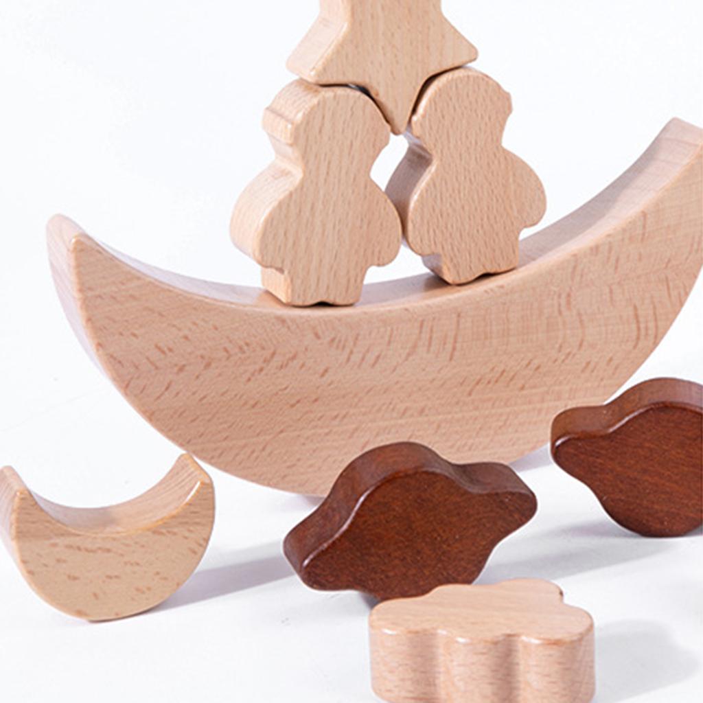 ألعاب مونتيسوري، مكعبات تكديس  - مراجعة Wooden Blocks Stacking وسعره
