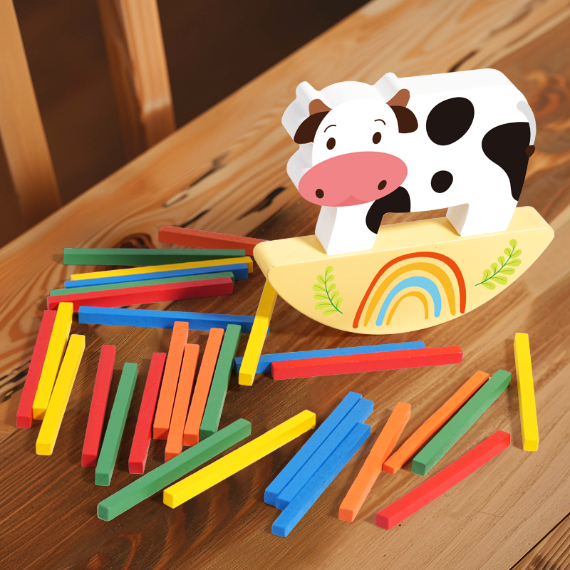 لعبة مكعبات التراص الخشبية على - مراجعة Wooden Blocks Stacking وسعره