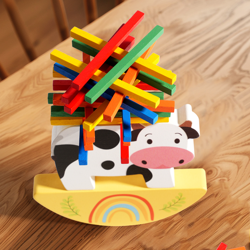 لعبة مكعبات التراص الخشبية على - مراجعة Wooden Blocks Stacking وسعره