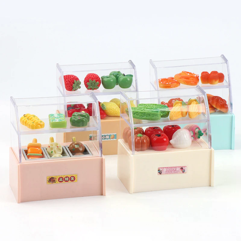 1/12 دمية صغيرة سوبر ماركت متج - مراجعة Kids Toys In Store وسعره