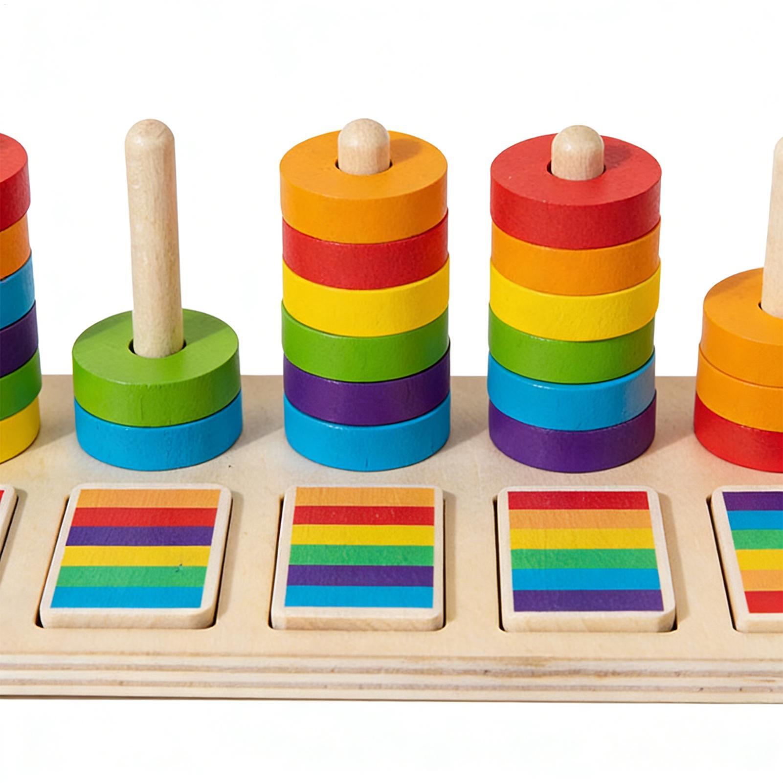 ألعاب خشبية للتكديس تعليمية، م - مراجعة Wooden Blocks Stacking وسعره