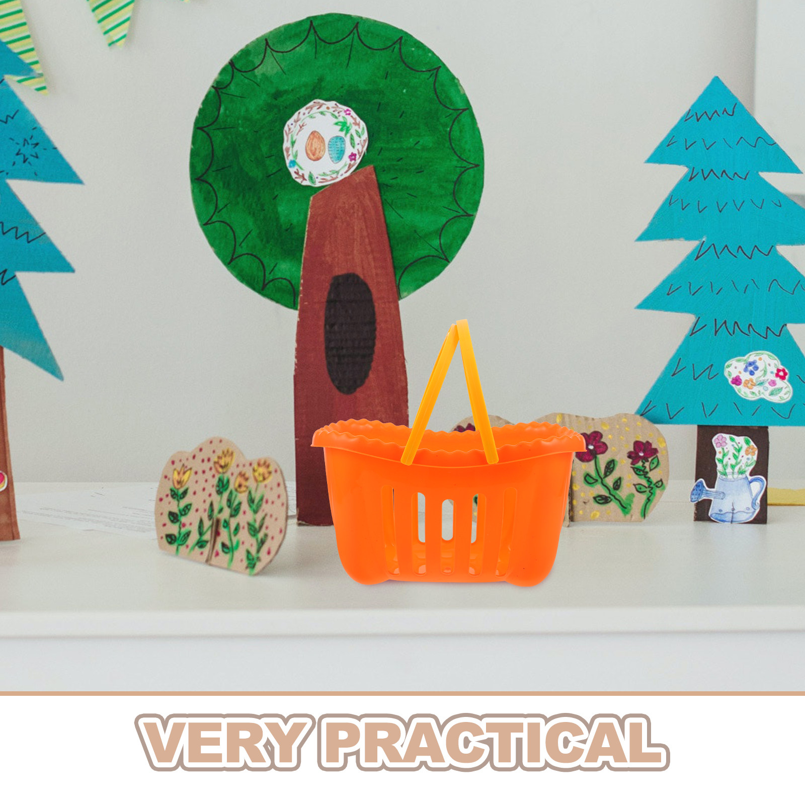 4 قطع سلة تسوق بلاستيكية صغيرة - مراجعة Kids Toys In Store وسعره