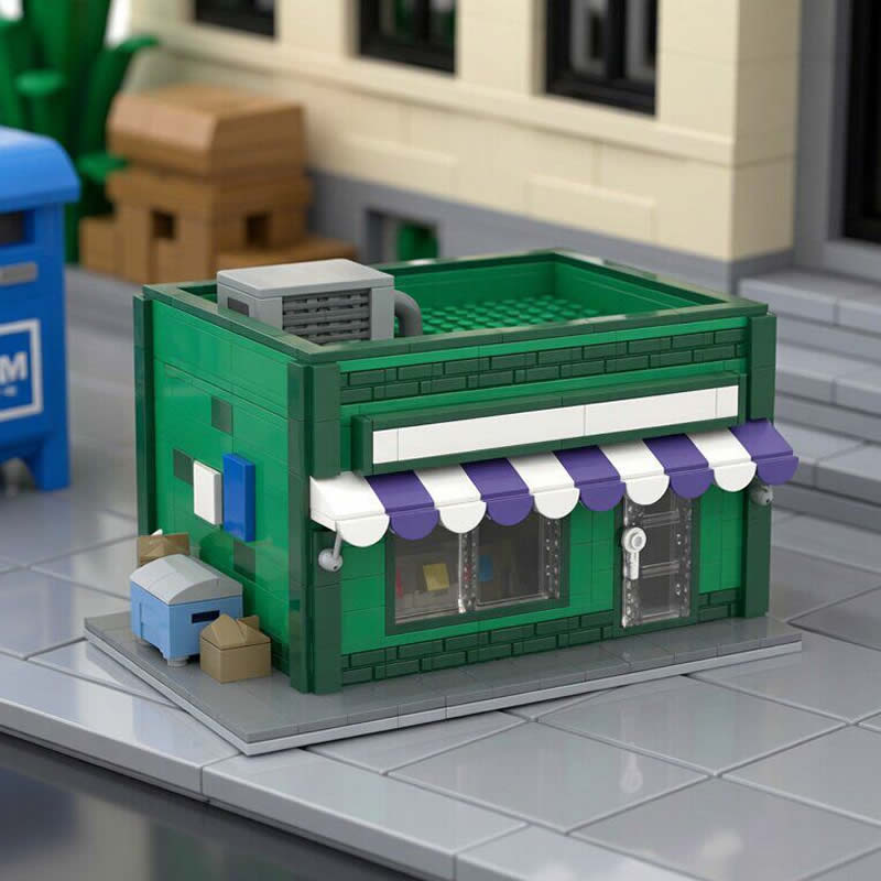 مكعبات بناء MOC، نموذج متجر شا - مراجعة Kids Toys In Store وسعره
