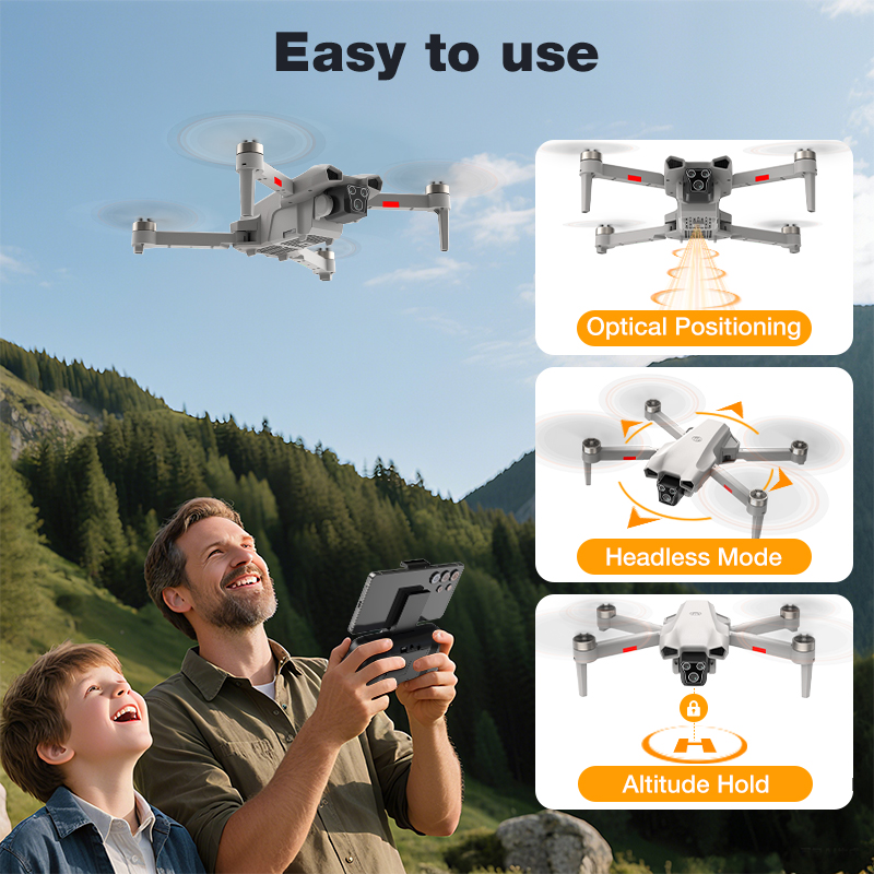 طائرة بدون طيار L017 Pro جديدة - مراجعة Kids Toys Drone وسعره