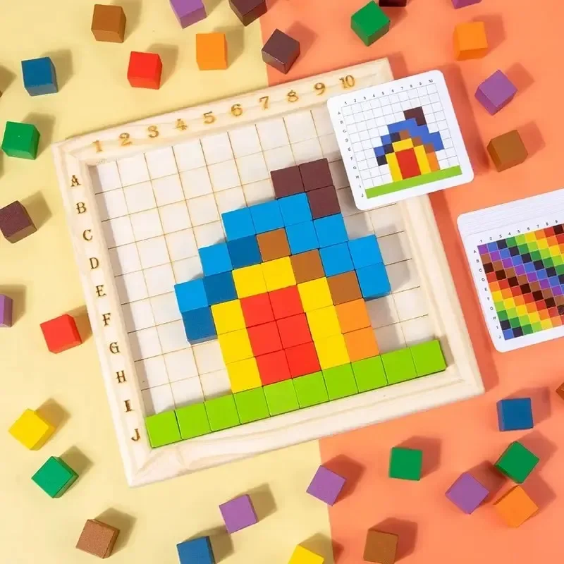 لعبة مونتيسوري التعليمية الخشب - مراجعة Wooden Blocks Stacking وسعره