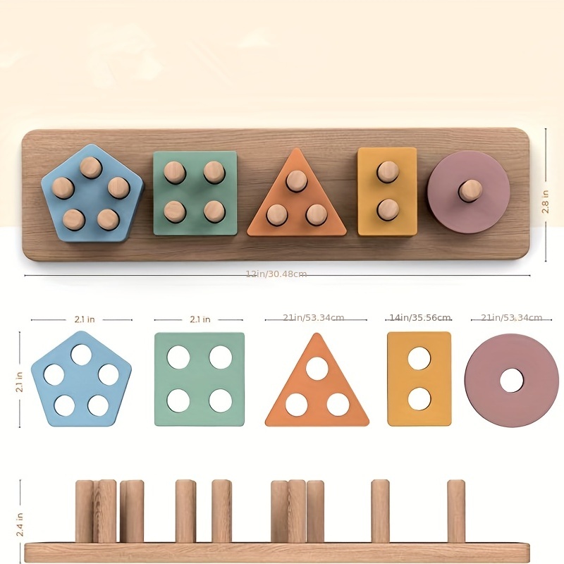 ألعاب مونتيسوري لعمر 18+ شهرًا - مراجعة Wooden Blocks Stacking وسعره